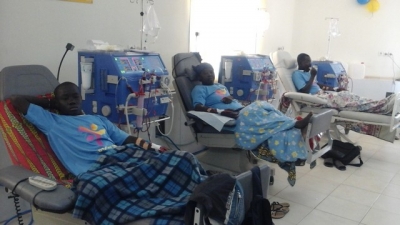 Des malades de l&#039;insuffisance rénale admis au centre hémodialyse de Yamoussous