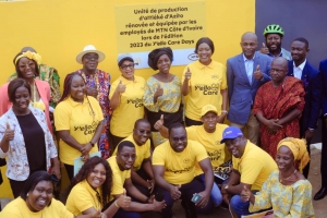 Côte d’Ivoire/ « 21 Days of Yello Care » : Une usine d’attiéké offerte aux femmes d’Azito