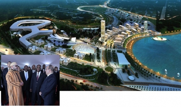 Côte d’Ivoire-Projet Baie de Cocody: Le &quot;Paradis d&#039;Abidjan&quot; livré en 2020, Mohammed VI sur le chantier