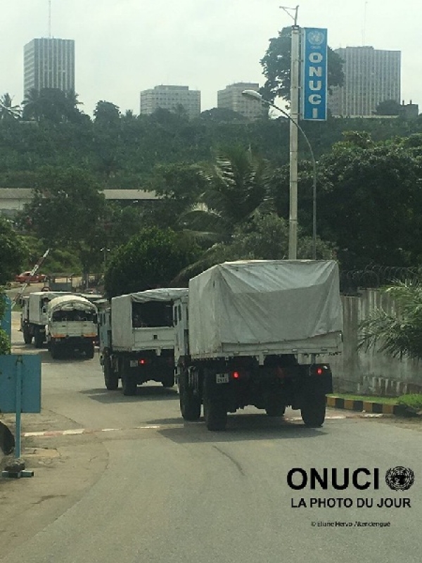 Le contingent togolais de l’Onuci quitte l&#039;hôtel Sobreko