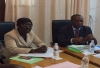 La ministre Mariatou Koné lors de la 7ème réunion du comité de coordination élargi pour la gestion du dossier du Mont Péko 