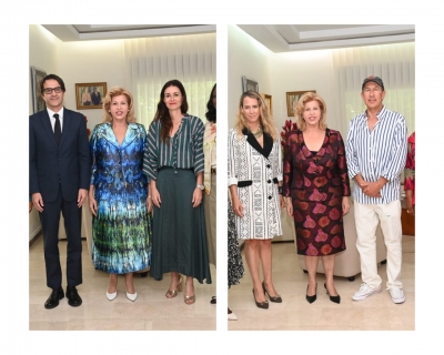 Côte d’Ivoire : la Première Dame reçoit l’Ambassadeur de la Confédération Suisse et le producteur hollywoodien Lawrence Kasanoff