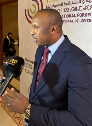 1er Forum international des jeunes parlementaires socialistes et sociaux-démocrates : Le député malien Nouhoum Sarr appel à une solidarité autour du Mali