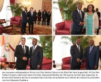 Côte d’Ivoire : Quatre nouveaux ambassadeurs présentent leurs lettres de créance au président de la République