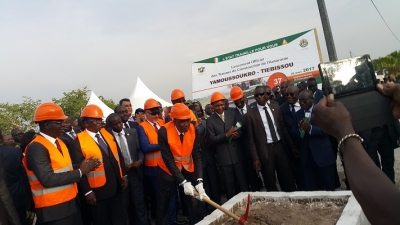 Côte d’Ivoire-Prolongement de l’Autoroute du Nord : Les travaux du tronçon Yamoussoukro-Tiébissou lancés