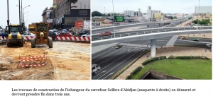 Côte d’Ivoire-Echangeur du « Carrefour Solibra » : Les travaux ont effectivement démarré, livraison dans trois ans