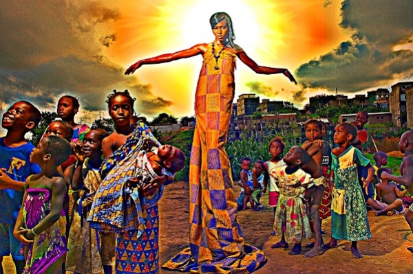 Une oeuvre de Paul Sika, le concepteur de «photomaking»