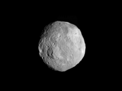 Image fournie par la Nasa montrant un ast&eacute;roide g&eacute;ant (Vesta) photographi&eacute; le 9 juillet 2011 / &copy; NASA/AFP/Archives / 