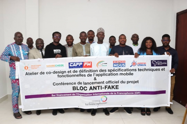 Côte d&#039;Ivoire : cinq organisations de fact-checking lancent l&#039;application BLOC Anti-Fake pour contrer la désinformation en Afrique francophone