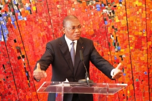 Le porte-parole du gouvernement ivoirien, Bruno Koné,
