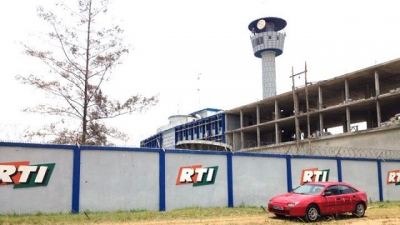Le siège de la RTI à Cocody, Abidjan