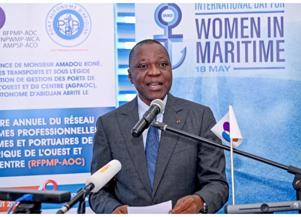 Afrique_Ouest/Séminaire RFPMP-AOC : Amadou Koné invite à une promotion de l&#039;inclusion des femmes dans le secteur maritime