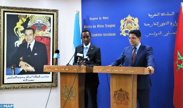 Maroc : la Somalie r&eacute;it&egrave;re son soutien &agrave; l&rsquo;int&eacute;grit&eacute; territoriale et &agrave; la souverainet&eacute; du Royaume sur l&rsquo;ensemble de son territoire