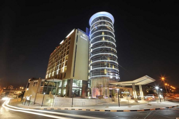 Une vue de l&#039;hôtel Hilton de Windhoek en Namibia (Image d&#039;archives à titre d&#039;illustration