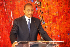 Le ministre Bruno Nabagné Koné de l’Economie numérique et de la Poste, porte-parole du gouvernement