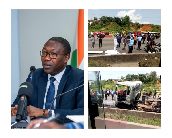 Côte d&#039;Ivoire : le ministère des Transports donne les résultats du grave accident de la circulation au Banco