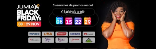 Côte d’Ivoire:  Jumia lance le JUMIA BLACK FRIDAYs. Des promotions pendant 3 semaines sur des millions de produits de marques locales et internationales
