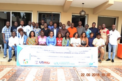 Côte d’Ivoire-One Health : trente professionnels des médias et communicateurs s’approprient le concept pour une meilleure communication en période de crise sanitaire