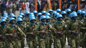 C&eacute;r&eacute;monie d'hommage aux casques bleus: Cinq militaires ivoiriens honor&eacute;s