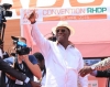 Le président Alassane Ouattara lors d&#039;une convention du RHDP en 2015 (Crédit Photo : abidjan.net)