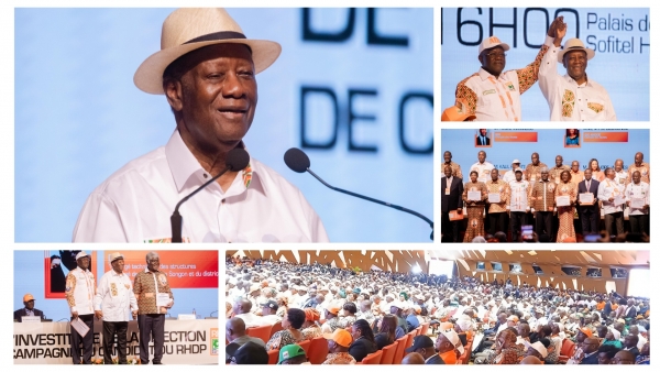 Côte d’Ivoire-Présidentielle 2025: le candidat Alassane Ouattara exhorte ses partisans à travailler&quot;  d’arrache-pied...&quot; pour assurer une victoire au premier tour