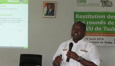 Le directeur du Centre Suisse de recherche scientifique d&#039;Abidjan (CSRS)