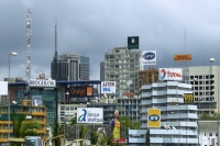 Vue de la commune du Plateau à Abidjan