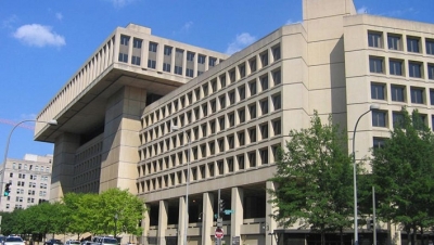 Le si&egrave;ge du FBI, l&rsquo;immeuble J.Edgar Hoover, &agrave; Washington. (Ph. RFI)