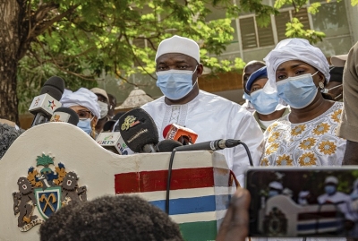 Présidentielle en Gambie:  Barrow en tête