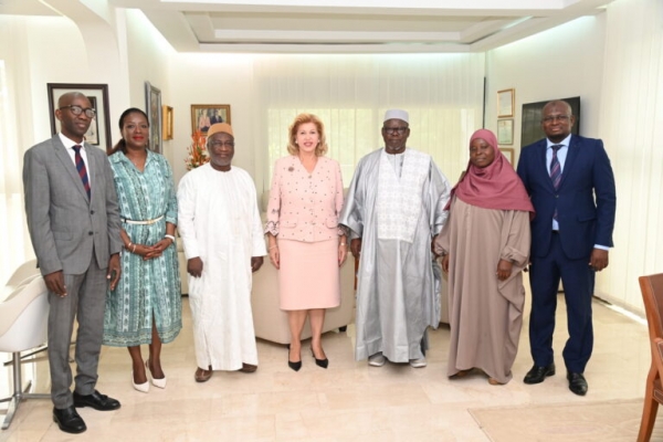 Côte d’Ivoire/Lutte contre les VBG : Dominique Ouattara échange avec l&#039;Imam Cissé Djiguiba